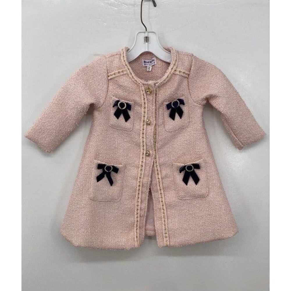 NWT Blueberi Boulevard Toddler Girl Pink Jacket 2T $78 Retail